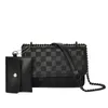 Plaid Small Bag 2022 Nieuwe trend Koreaanse versie vrouwelijke tas mode dames ketting handag een schouder crossbody tassen