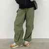 Spodnie damskie Capris swobodne kobiety spodnie solidne luźne sznurkalne joggery streetwearne workowate w ludne dresowe spodnie dresowe kobiety hipisowe spodni 220915