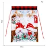 Rode en zwarte geruite kerstboom rok schort kerstsokken tafelkleed set huisdecoraties