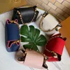 Orijinal Stil Yüksek Kaliteli Gerçek Deri Toolar Kilit Çanta Taşınabilir Kadın Çanak Çantası Omuz Çantaları Çanta Çantaları Crossbody