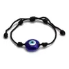 Türkische Evil Eye Armbänder, handgefertigtes geflochtenes rotes Seil, blaue Augen, Armband für Damen und Herren, Freundschaftsschmuck
