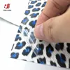 Adesivi per finestre TPU HTV termopressa in tessuto stampa leopardata per materiale Cricut T-shirt fai da te adesivo per abbigliamento regalo di Natale fatto a mano