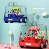 Diecast Transparent Inércia Car Baby Boy Toy S Modelo educacional para bebês meninos Toys de carro de 1 ano Criança infantil GIF de aniversário 0915