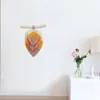 Tapisserier vävt chic bohemiskt bladväv med bomullstass Vackra boho -dekorationer för hemlägenhet