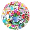 50PCS Small Skateboard Stickers tulip For Car Baby Helmet Pencil Case Diary Phone Laptop Planner Decor Book Album Kids Toys DIY Decals