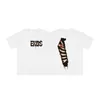 2023 Moda męska biała węża T Shirt słynny projektant T-shirt Big V High Quality Hip Hop Men Kobiety krótkie rękaw S-xl