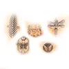 Vintage aushöhlen Blätter Schmetterling Joint Ring Sets Charms Big Scallop Legierung Geoemtry für Frauen Schmuck Geschenk 5 Stück/Sets