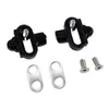 Bike Pedals 1Set MTB Mountain Cleat Bicycle Set Clip Plate For S HI M A SPD Cycling Accessories