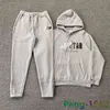 Herren Hoodies Sweatshirts 2022fw Trapstar Sportanzug Männer Frauen Blau Weiß Handtuch Gestickte Hoodie Jogginghose Plüsch Fitness Freizeit