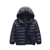 Women's Down Parkas White Duck Children Winter Light Casual Down Jacket Boy Girl Jacket Baby Red Black Yellow Clothes Kids Snow Suits Winter MT184 220916