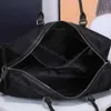 Top -Quality -Männer modische Tasche Triple Black Nylon Reisetaschen Herren Griff Gepäck Gentleman Business Tte mit Schultergurt Rave 308f