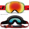 Gafas de esquí gafas de snowboard de deportes de nieve con protección ultravioleta anti-fog para hombres para mujeres juveniles de mota nevada de skiing mascarilla225i