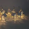 Strings House Shape Party Christmas Decoration LED DC 3V 20W Strip Fairy Light 10 Pcs Home Outdoor Etc Lamp