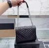 Briefcases 2022 Designer Chain Shoulder Bag Classic Handbag Women Genuine Leather Brand Envelope Bags Luxurys Crossbody Totes Lady Purses Clutch Wallet