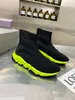 Nieuwste 2021 mannen Sneakers Speed ​​Trainers Sock Shoes Women High Top Stretchable Comfortabele sport Leisure Desingner Man Woman Maat