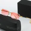 Nya m￤n Solglas￶gon Rimless Diamond Cut Edge Fashion Ins Net Red Samma solglas￶gon kan matchas med Myopia Optisk grossistdesigner Optisk glas￶gonram Z35 Z28