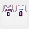 Le basket-ball universitaire porte le coll￨ge coutume Arizona Wildcats cousu Jersey de basket-ball universitaire 24 Andre Iguodala 10 Mike Bibby 13 DeAndre Ayton 44 Richard Jefferson 2