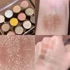 Ombretto Tavolozza di ombretti a 12 colori Matte Pearl Glitter Make-up Pallet Guscio trasparente Strumenti per il trucco a lunga durata impermeabili