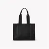 Designer Woody Totes Femmes Sacs À Main En Cuir Bandoulière Shopper Sac De Luxe Sacs À Main Marron Et Noir Woody Tote Femme Grand Sac À Main