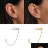 Dangle Chandelier 1PCS Fashion Hiphop Gothic Punk Hutkuff Łańcuchy S925 Sier European Stud for Women/Girl Party Dhseller2010 Dhega