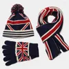 Berets Unisex Ladies Thick Knit Hat Scarf And Touchscreen Gloves Set Knitted Winter Apparel Accessories