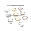 Nose Rings Studs Sier And Gold Color 20Gx8Mm Nose Piercing Jewelry Cz Hoop Nostril Ring Flower Helix Cartilage Tragus Dhseller2010 Dhwsc