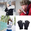 Gants de cyclisme 12 paires hiver mignon en peluche chaud équitation hommes femmes femmes moelleux garçons et filles