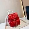 Klasik Fransız HighEnd Retro Sırt Çantaları Moda Çantalar Bayan Flap Zincirleri Elmas Kafes Kapitone Tasarımcı Açık Sacoche Çantalar toptan Lüks seyahat çantası 2022