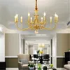 Pendant Lamps Modern LED Chandelier Copper Custom Living Room Bedroom Lighting Interior Decor Hanging Kitchen Fixtures