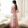 Ubranie etniczne 2022 Chifon chifonowy qipao aodai wietnam cheongsam sukienka narodowa haft haftowy koronkowy elegancki impreza