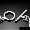 Łańcuch Link 925 Sterling Sier Lady Chain Bransoletka Many Circle Charm Bracelets Biżuteria dla kobiet mężczyzn Hurtowa ślub Gi Dhseller2010 Dhopm