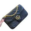 designers bags Women Shoulder bag marmont handbag Messenger Totes Fashion Metallic Handbags Classic Crossbody Clutch Pretty 26cm