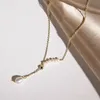 Классическая барочная жемчужная подвеска короткое ожерелье для женского модного ювелирного украшения натуральная клавиля Gilr Luxury Chain