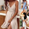 Kvinnors sömnkläder Camisole Nightgown Cotton Blend Women Pyjamas klänning mjuka kvinnliga kläder attraktiva figur-accentuerande pyjamas