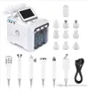 6 en 1 Agua Oxígeno hidrafacial Dermoabrasión máquina cuidado de la piel Limpieza profunda Exfoliante Hidrodermoabrasión Jet Peel belleza equip2426041