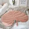 Carpets Nordic Leaf Rug Soft Cotton Floor Mat Rugs Baby Kids Bedroom Nursery Decor Carpet Blanket Living Room Home Year Decoration 220906