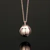 S925 Silver Ball Pendant Necklace Designer Collebone Chain Women Jewelry Gift