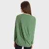 L_010 Back In Action Long Sleeve Shirt Yoga Tops Relaxed Fit Sweatshirts T-Shirts Casual Shirts