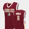 College Basketball Wears College 2022 NCAA Custom Basketball Stitch Jersey 4 Scottie Barnes 42 Cleveland Yates 24 Devin Vassell 20 Travis Light Malik Beasley Balsa K