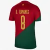 2022 soccer jersey Portuguese Bruno FERNANDES DIOGO J. world cup Portuguesa Retro 2022 Joao Felix 22 23 Football shirt BERNARDO Portugieser Men Women Kids Kit