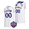 Basquete 30 Ochai Agbaji Jersey de basquete Final Quatro personalizados Ku Kansas Jayhawks costurou 11 Chris Lykes 3 Dajuan Harris Jr. 0 Bobby