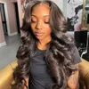 30 Inch Lace Front Human Hair Hd Brazilian 134 Frontal For Black Women Body Wave 4x4 Glueless Pre Plucked Closure Wig6975059