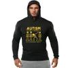 T-shirt da uomo 2022 Arrivo Moda Scheletro Autismo Non è una disabilità T-shirt da uomo con capacità diverse Felpe con cappuccio