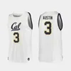 Basketball Cal Bears genähtes Basketballtrikot 3 Paris Austin Trikot 20 Matt Bradley 2 Monty Bowser Joel Brown 33 D.J. Thorp