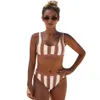 Yakuda Discount 2022 Swimwear Girl Sport Bikinis مجموعة شاطئ طباعة مع فئة فولاذية تجمع بيكيني عالي الخصر تقسيم Yakuda Zipper Vest2440