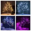 Andra evenemangsfest leveranser LED NIGHT LIGHTS MINI JUL TREEN Bord Lamp Garland Fairy String Light Kid Gifts Home Indoor Room Decor Christmas Decoration 220916