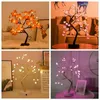 Andra evenemangsfest leveranser LED NIGHT LIGHTS MINI JUL TREEN Bord Lamp Garland Fairy String Light Kid Gifts Home Indoor Room Decor Christmas Decoration 220916