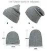 14 couleurs chapeau tricoté pour hommes hiver simple doux unisexe bonnet crâne casquettes amoureux extérieur chapeaux blanc noir gris jaune bleu rose vert