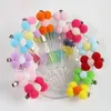 Accessoires de cheveux pour filles, pompon boule douce, pince à cheveux pour enfants, épingles à cheveux, Barrettes couleur bonbon, couvre-chef mignon