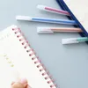 6PC/działka Pencreative Półprzestępny żel zbiór pióra papierniczego Gell Pens Kawaii School Materiały Lapices 04105